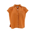 Blusa Alex & Jordan Mangas Cortas Lisa para Damas
