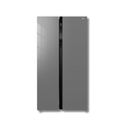Nevera Side by Side TCL P650SBGS 23 Pies Cúbicos Inverter Glass Silver
