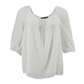 Blusa Zac & Rachel Mangas 3/4 Swiss Point Para Damas by Zac & Rachel