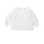 Camisa Badidu Mangas Largas Lisa Swiss Dot Para Niños by Babidu