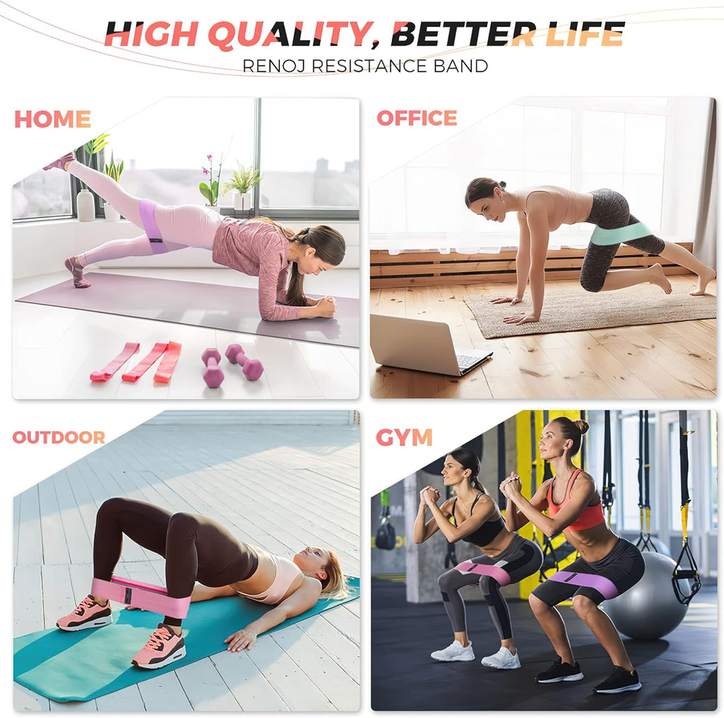 Kit De Entrenamiento Bandas de Resistencia y Yoga
