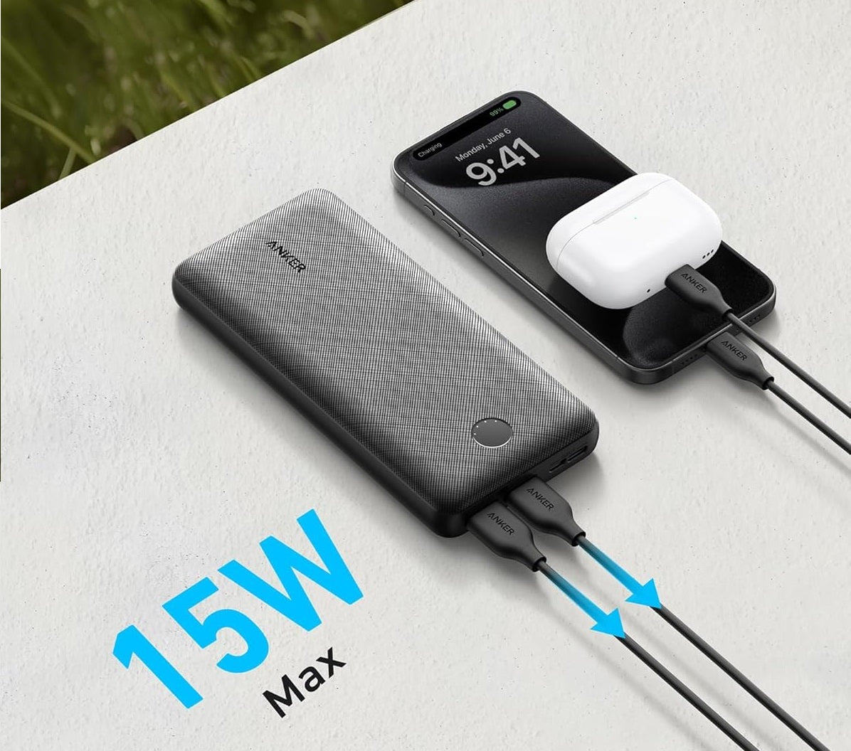 Cargador Anker Essential 325 Carga Rapida Portatil 20,000Mah / 15W
