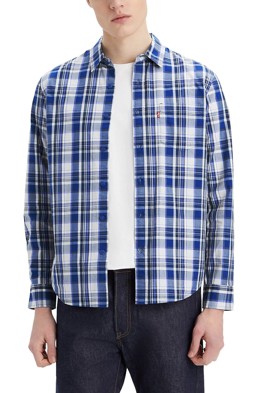 Camisa Levis Mangas Largas Cuadros para Caballeros 85748-0193