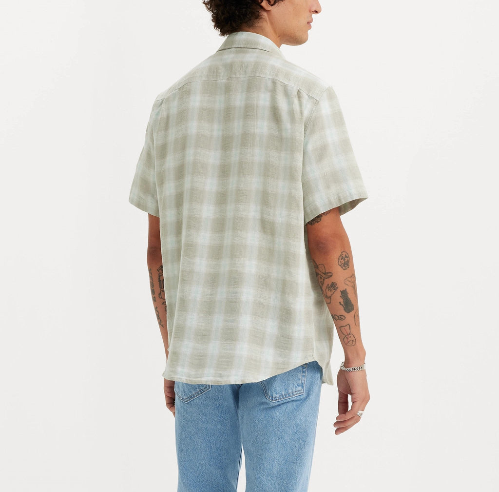 Camisa Levis Mangas Cortas Cuadros P/ Caballeros 866270218 by Levis