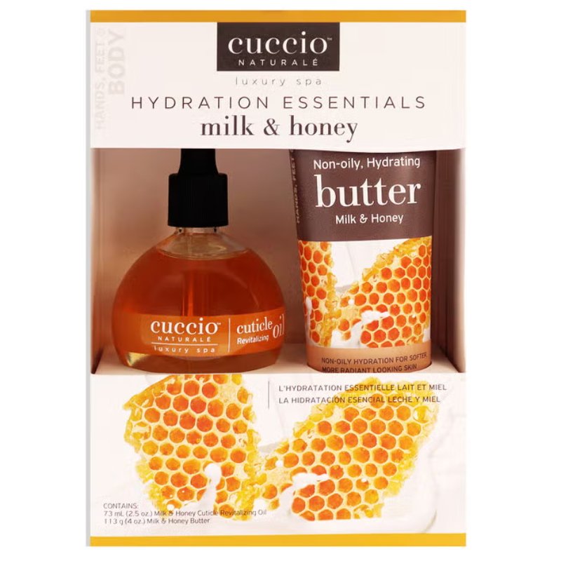 CUCCIO KIT MANICURE ESSENTIALS MILK &amp; HONEY