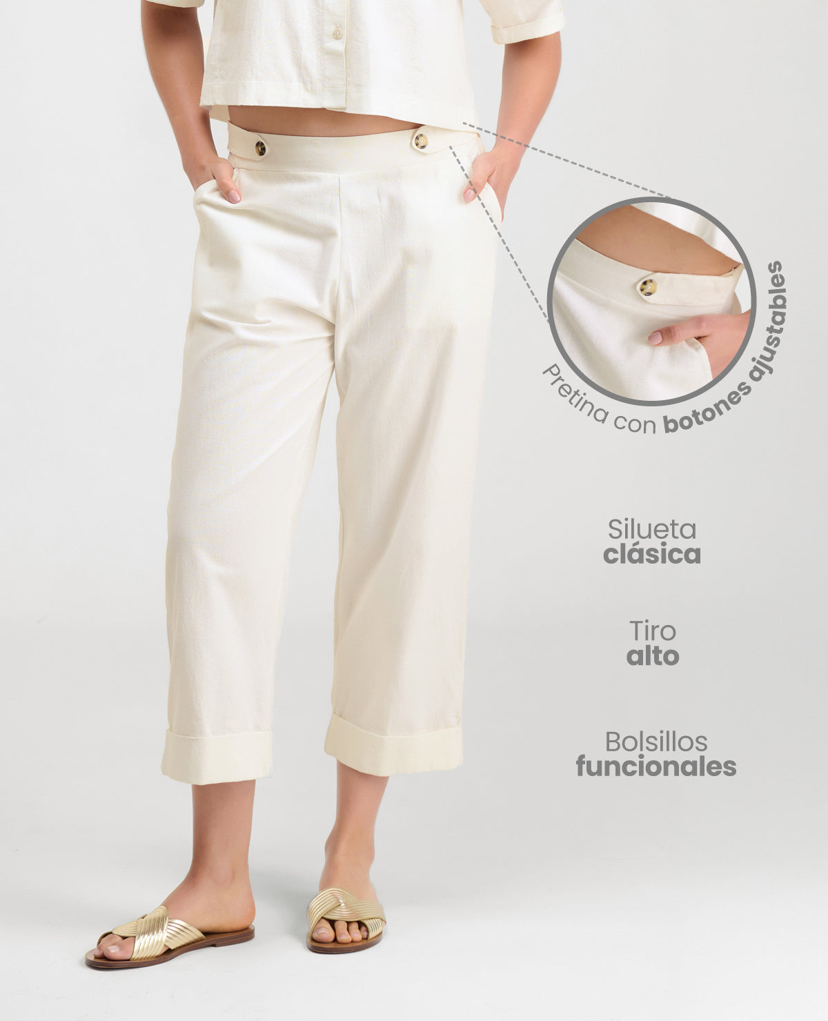 Pantalón-|-Silueta-Clásica-|-Tiro-Alto-|-Bota-Recta_St Even Colombia_99967