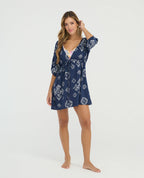 Vestido-Corto-|-Escote-en-V-|-Mangas-3/4_St Even Colombia_99987