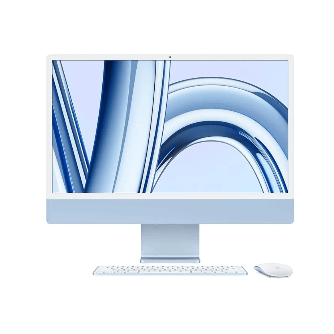 Apple iMac 24" (M3 8-Core CPU / 8GB RAM / 10-Core GPU / 256GB SSD - Blue)