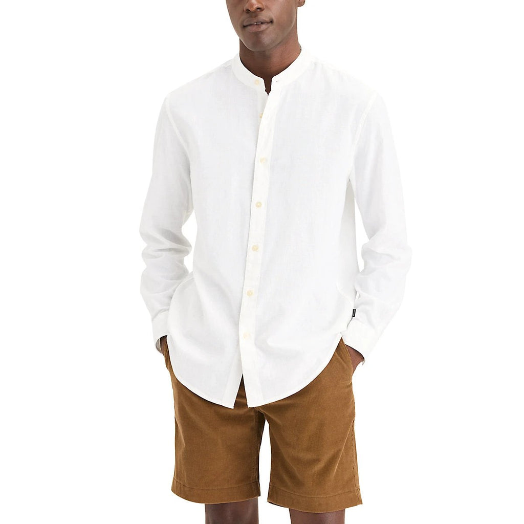 Camisa Dockers Mangas Largas Lisa Cuello Chino Para Caballeros by Dockers