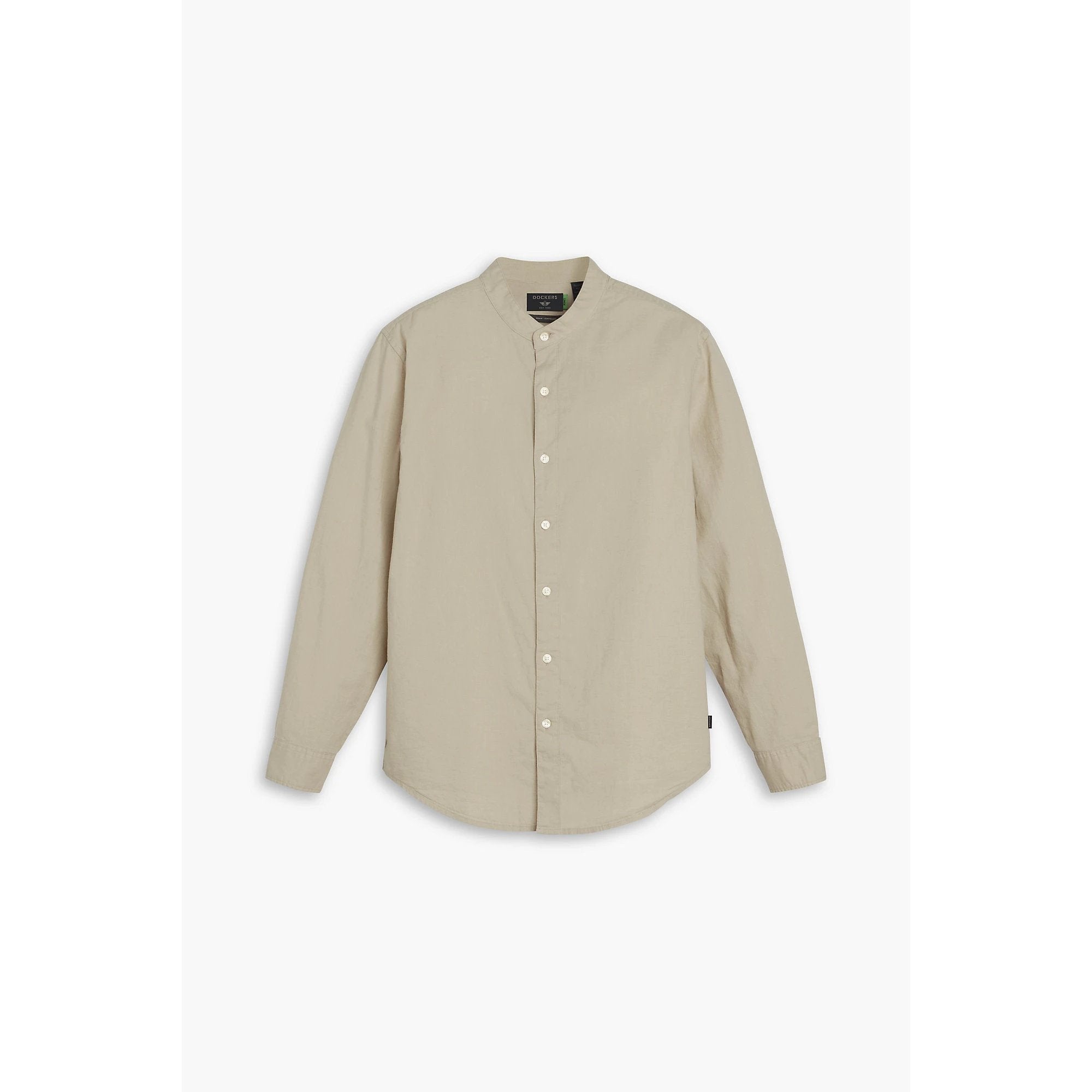 Camisa Dockers Mangas Largas Lisa Cuello Chino Para Caballeros by Dockers