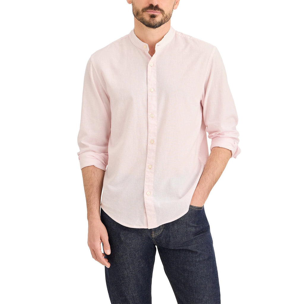Camisa Dockers Mangas Largas Lisa Cuello Chino Para Caballeros by Dockers