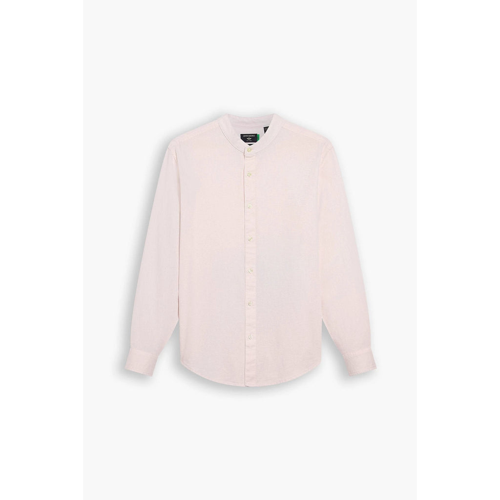 Camisa Dockers Mangas Largas Lisa Cuello Chino Para Caballeros by Dockers