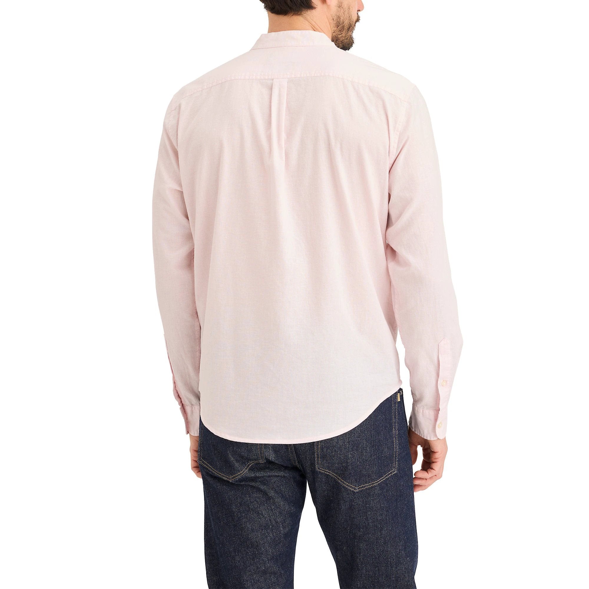 Camisa Dockers Mangas Largas Lisa Cuello Chino Para Caballeros by Dockers