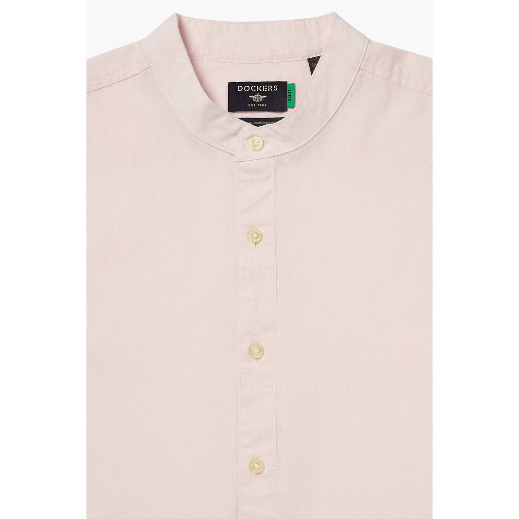 Camisa Dockers Mangas Largas Lisa Cuello Chino Para Caballeros by Dockers