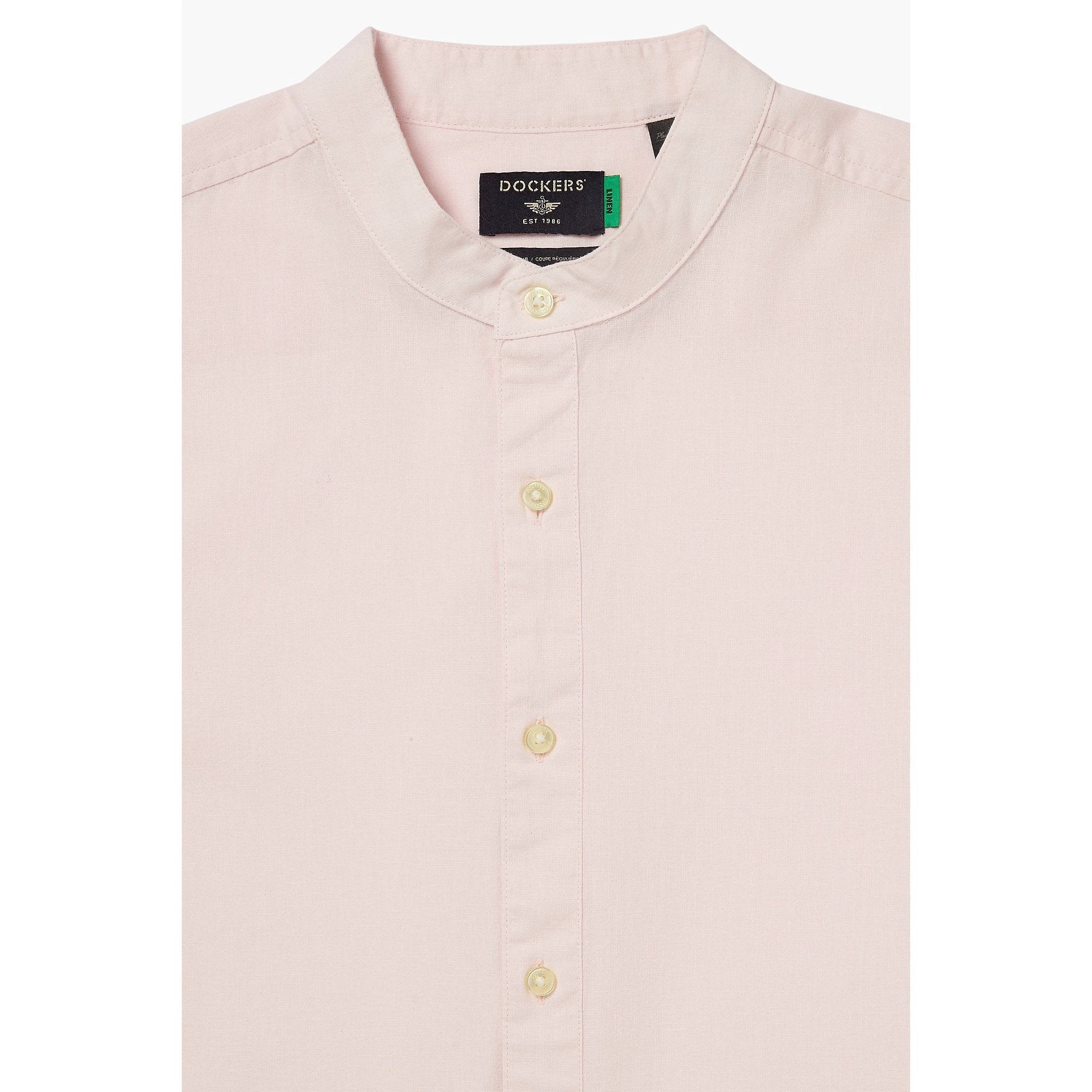 Camisa Dockers Mangas Largas Lisa Cuello Chino Para Caballeros by Dockers