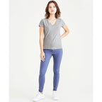 Camiseta Dockers Mangas Cortas Lisa Cuello V Para Damas by Dockers
