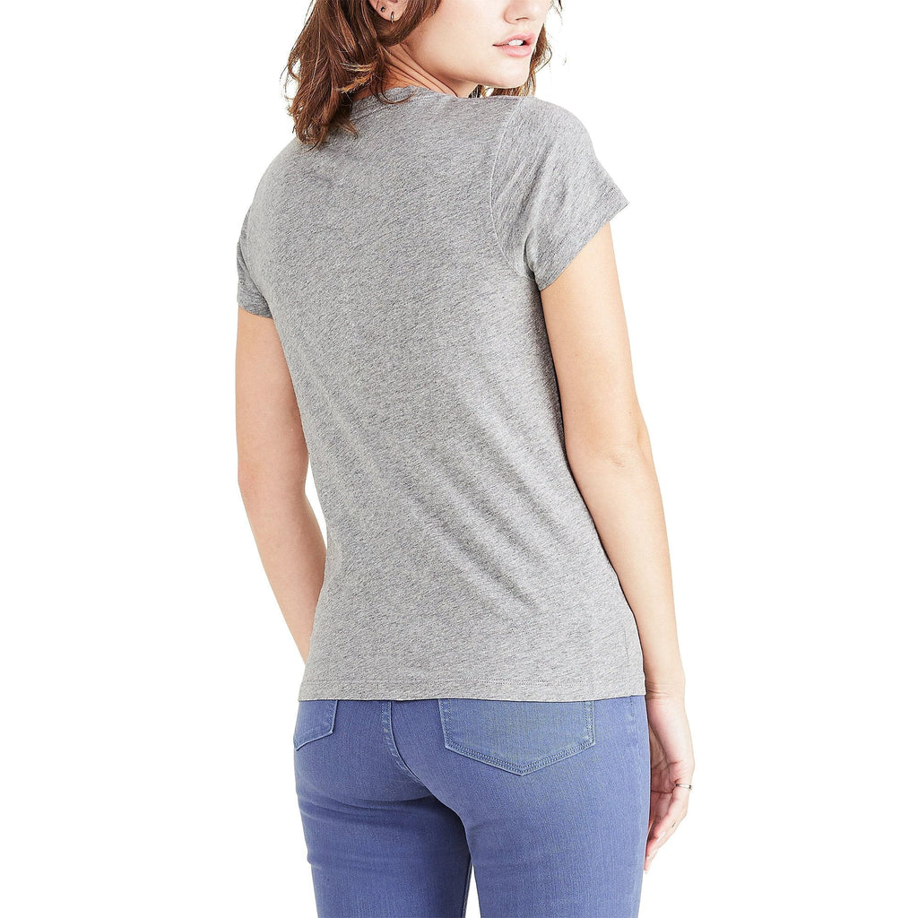 Camiseta Dockers Mangas Cortas Lisa Cuello V Para Damas by Dockers