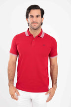 Poloshirt Oscar De La Renta Mangas Cortas Liso P/ Caballeros A23KNP013 by Oscar De La Renta