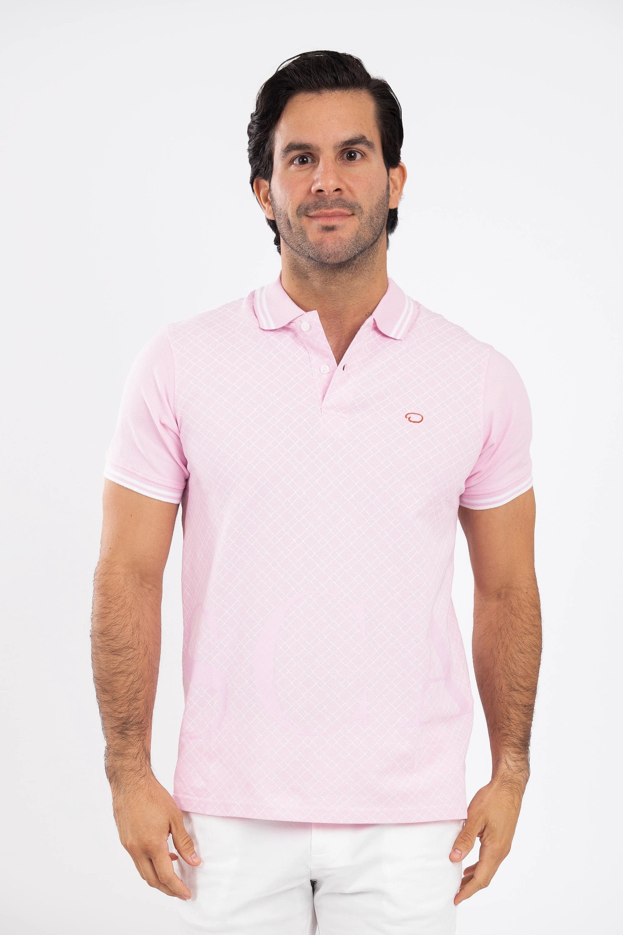 Poloshirt Oscar De La Renta Mangas Cortas Estampado Para Caballeros by Oscar De La Renta