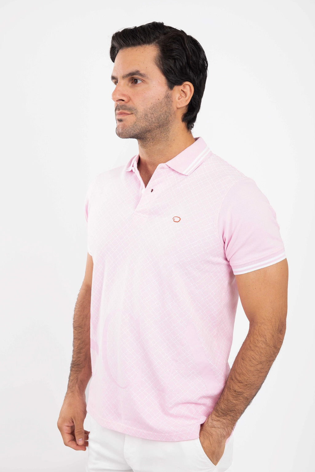 Poloshirt Oscar De La Renta Mangas Cortas Estampado Para Caballeros by Oscar De La Renta