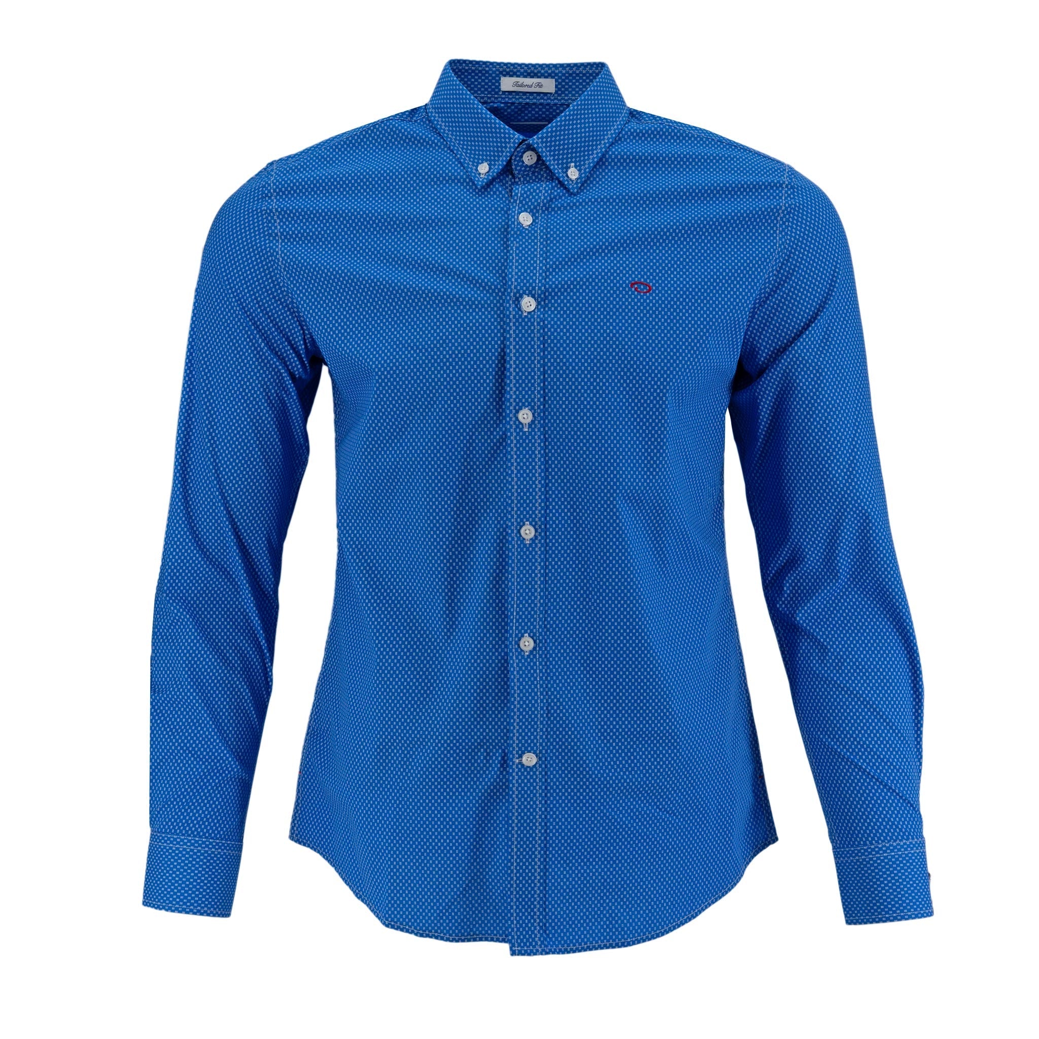Camisa Oscar De La Renta Mangas Largas Estampada Para Caballeros by Oscar De La Renta