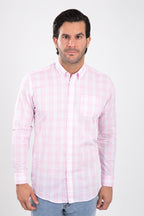 Camisa Oscar De La Renta Mangas Largas Cuadros Para Caballeros by Oscar De La Renta