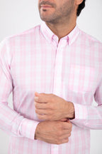 Camisa Oscar De La Renta Mangas Largas Cuadros Para Caballeros by Oscar De La Renta
