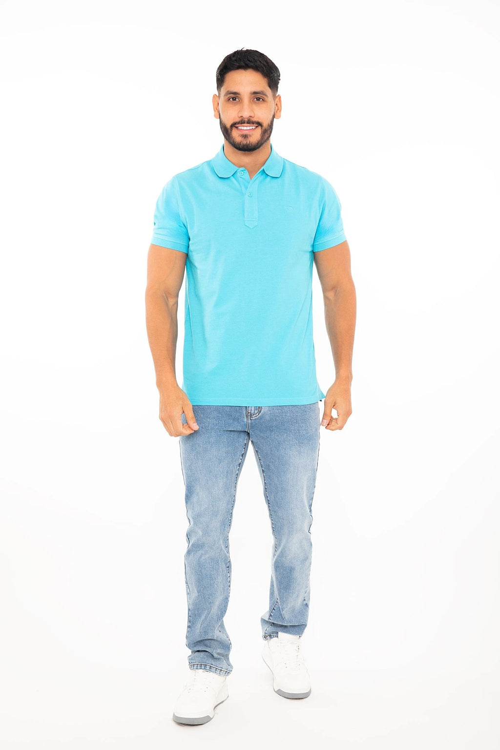 Poloshirt Oscar De La Renta Mangas Cortas Liso P/ Caballeros by Oscar De La Renta