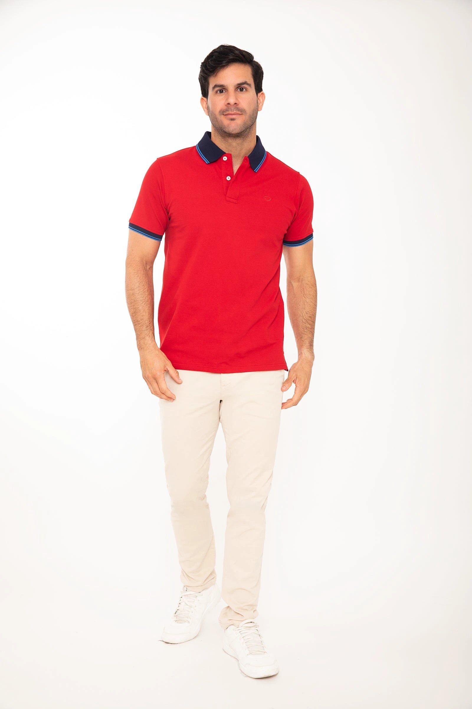 Poloshirt Oscar De La Renta Mangas Cortas Liso P/ Caballeros by Oscar De La Renta