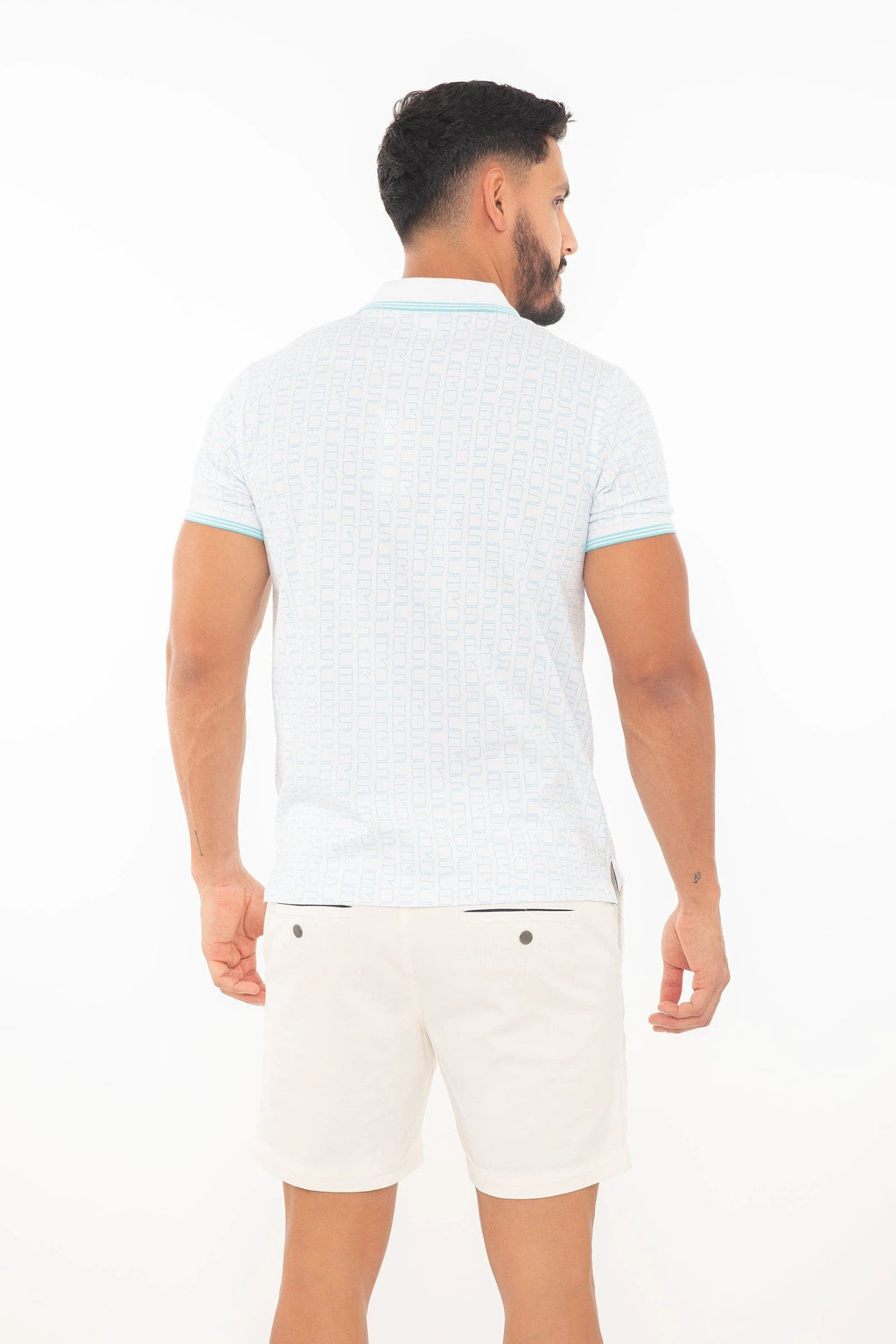 Poloshirt Oscar De La Renta Mangas Cortas Estampado P/ Caballeros by Oscar De La Renta
