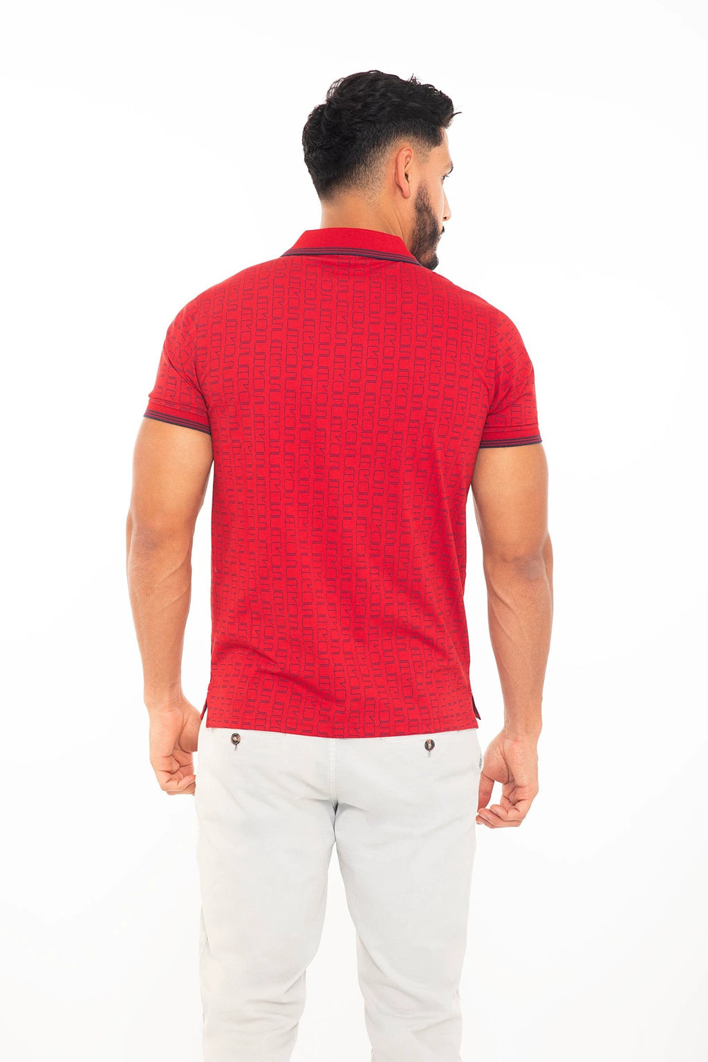 Poloshirt Oscar De La Renta Mangas Cortas Estampado P/ Caballeros by Oscar De La Renta