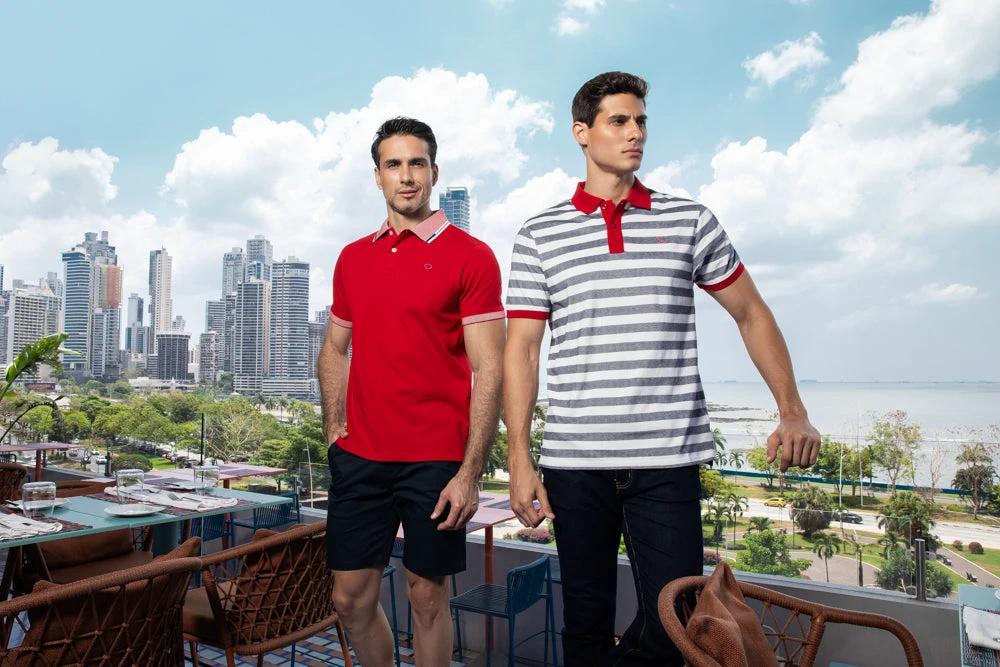 Poloshirt Oscar De La Renta Mangas Cortas Estampado P/ Caballeros by Oscar De La Renta