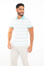 Poloshirt Oscar De La Renta Mangas Cortas Rayas P/ Caballeros by Oscar De La Renta
