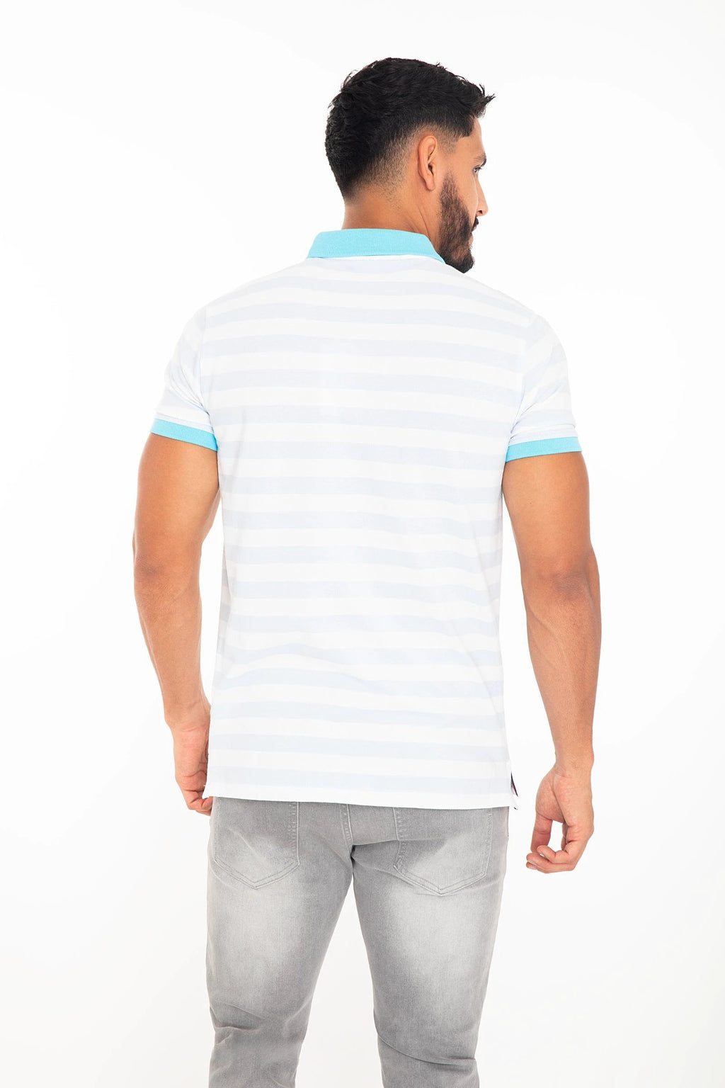 Poloshirt Oscar De La Renta Mangas Cortas Rayas P/ Caballeros by Oscar De La Renta
