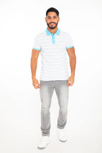 Poloshirt Oscar De La Renta Mangas Cortas Rayas P/ Caballeros by Oscar De La Renta