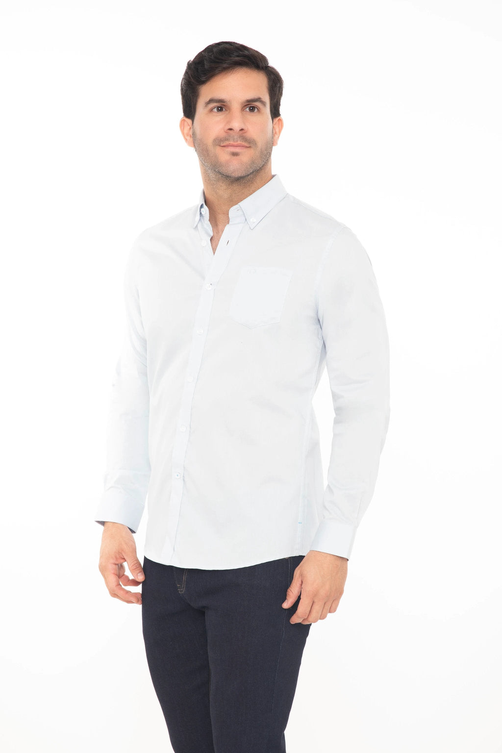 Camisa Oscar Mangas Larga Lisa P/ Caballeros by Oscar De La Renta