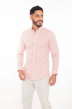 Camisa Oscar De La Renta Mangas Largas Cuadros P/ Caballeros by Oscar De La Renta