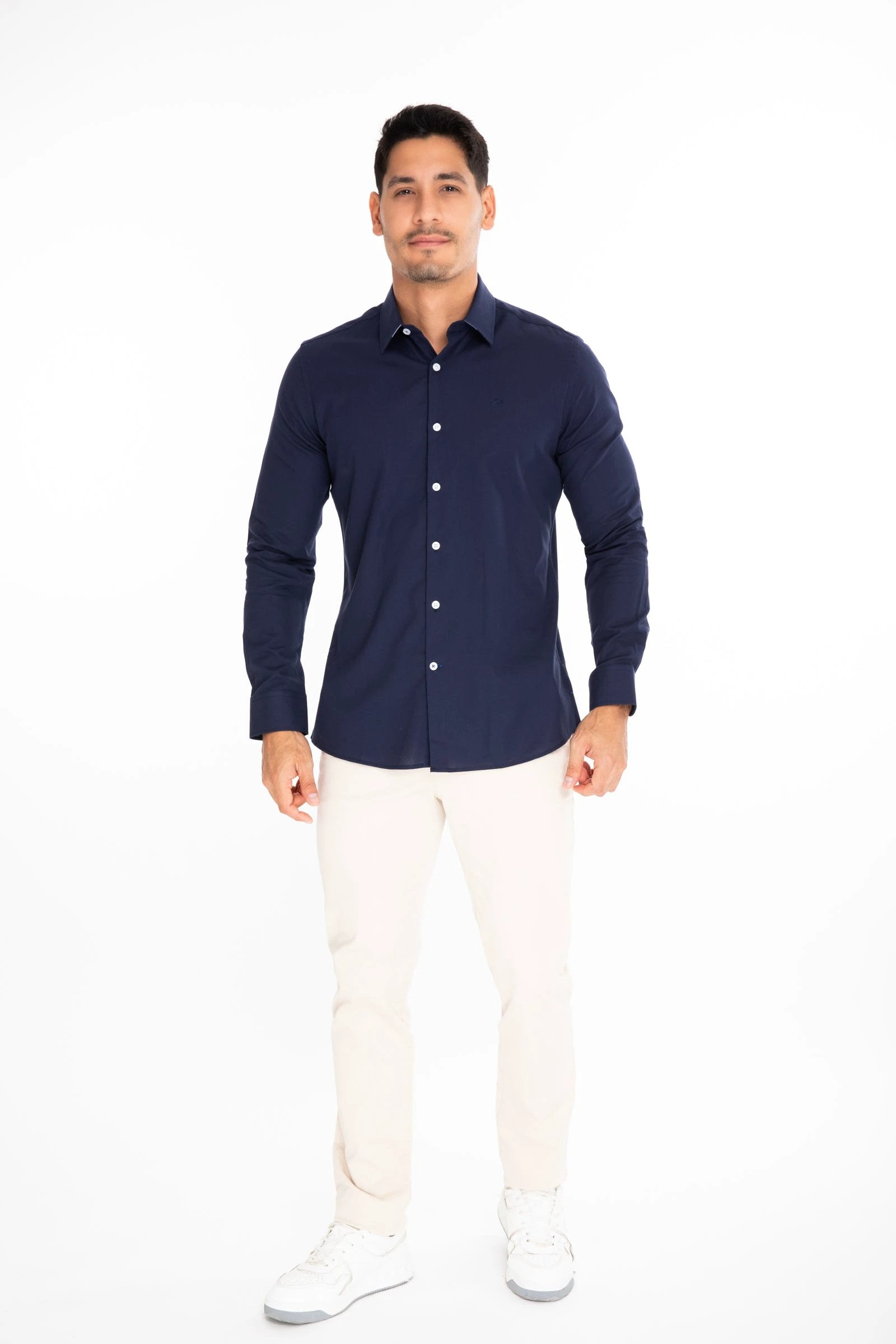 Camisa Oscar De La Renta Mangas Largas Lisa P/ Caballeros by Oscar De La Renta
