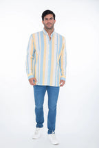 Camisa Oscar De La Renta Mangas Largas Rayas P/ Caballeros by Oscar De La Renta