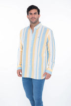 Camisa Oscar De La Renta Mangas Largas Rayas P/ Caballeros by Oscar De La Renta