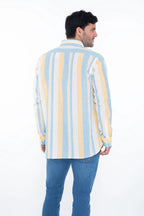 Camisa Oscar De La Renta Mangas Largas Rayas P/ Caballeros by Oscar De La Renta