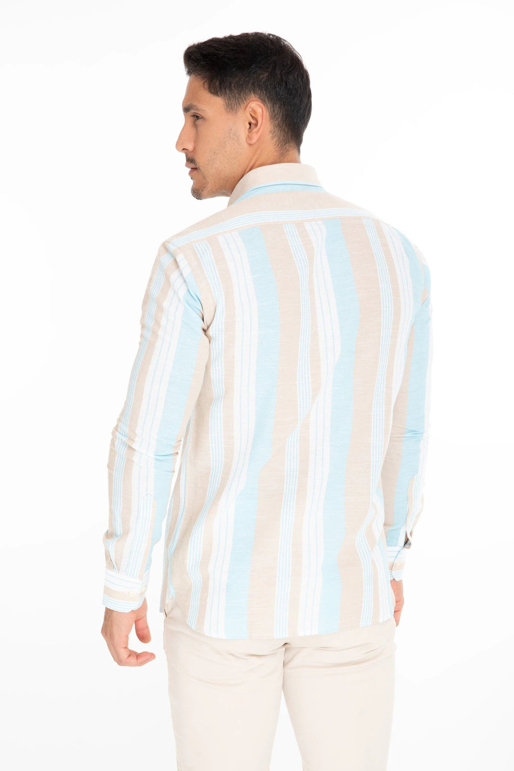 Camisa Oscar De La Renta Mangas Largas Rayas P/ Caballeros by Oscar De La Renta