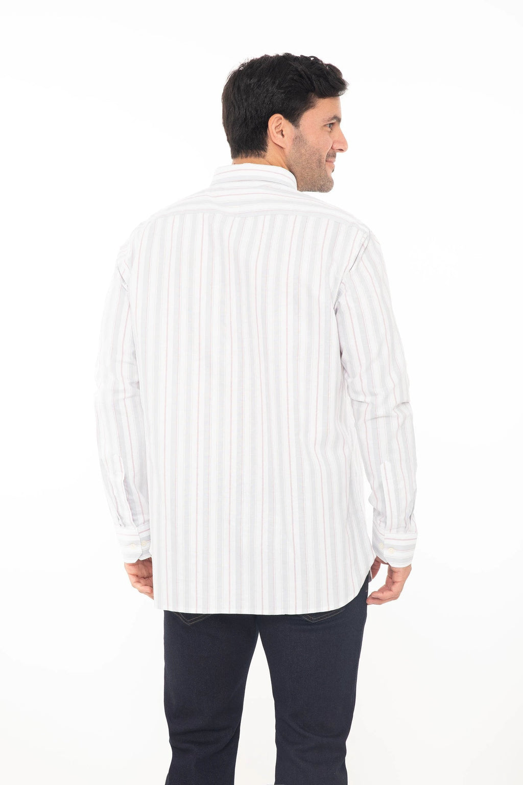 Camisa Oscar De La Renta Mangas Largas Rayas P/ Caballeros by Oscar De La Renta