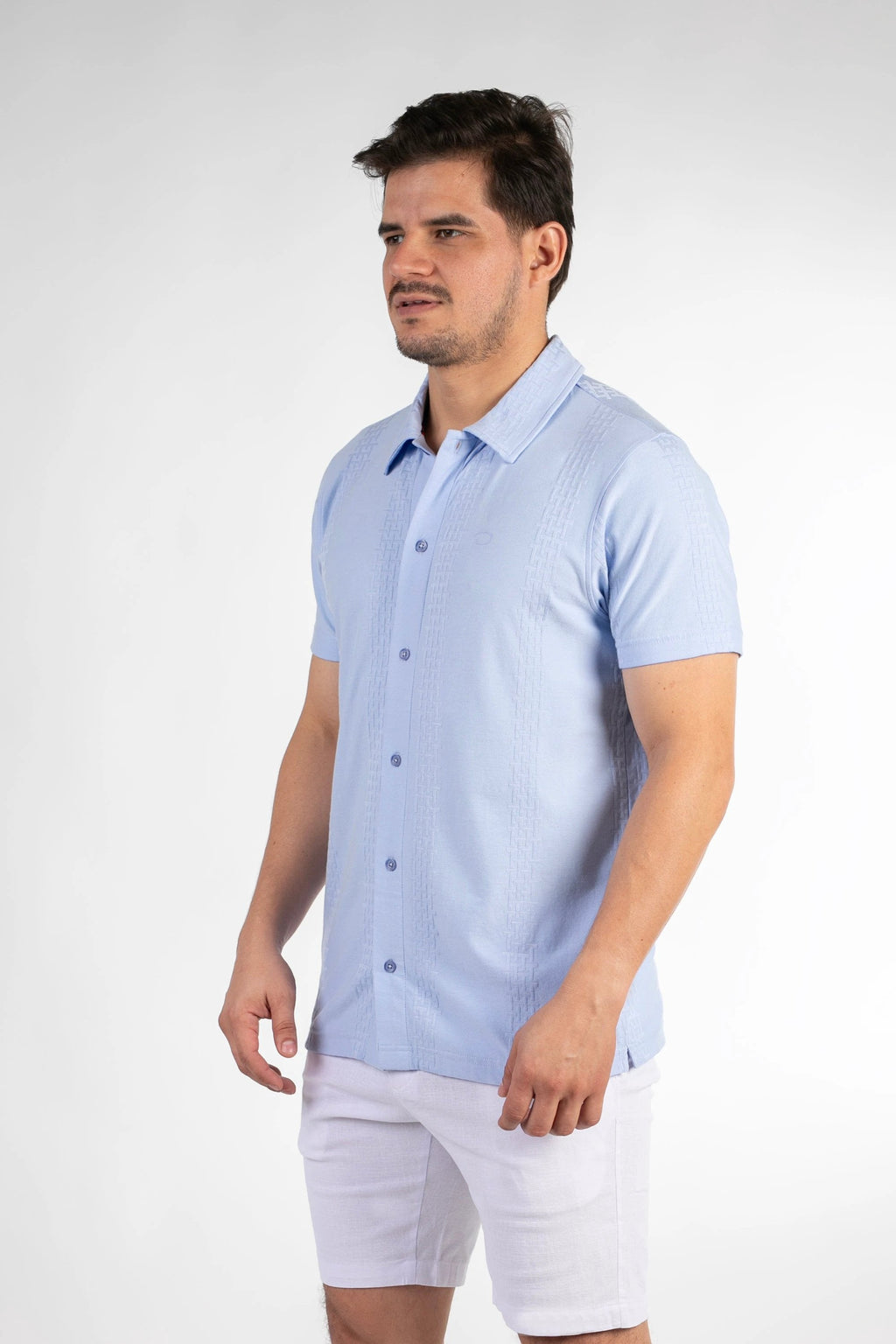 Camisa Oscar De La Renta Mangas Cortas Estampada Para Caballeros by Oscar De La Renta