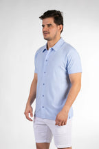 Camisa Oscar De La Renta Mangas Cortas Estampada Para Caballeros by Oscar De La Renta