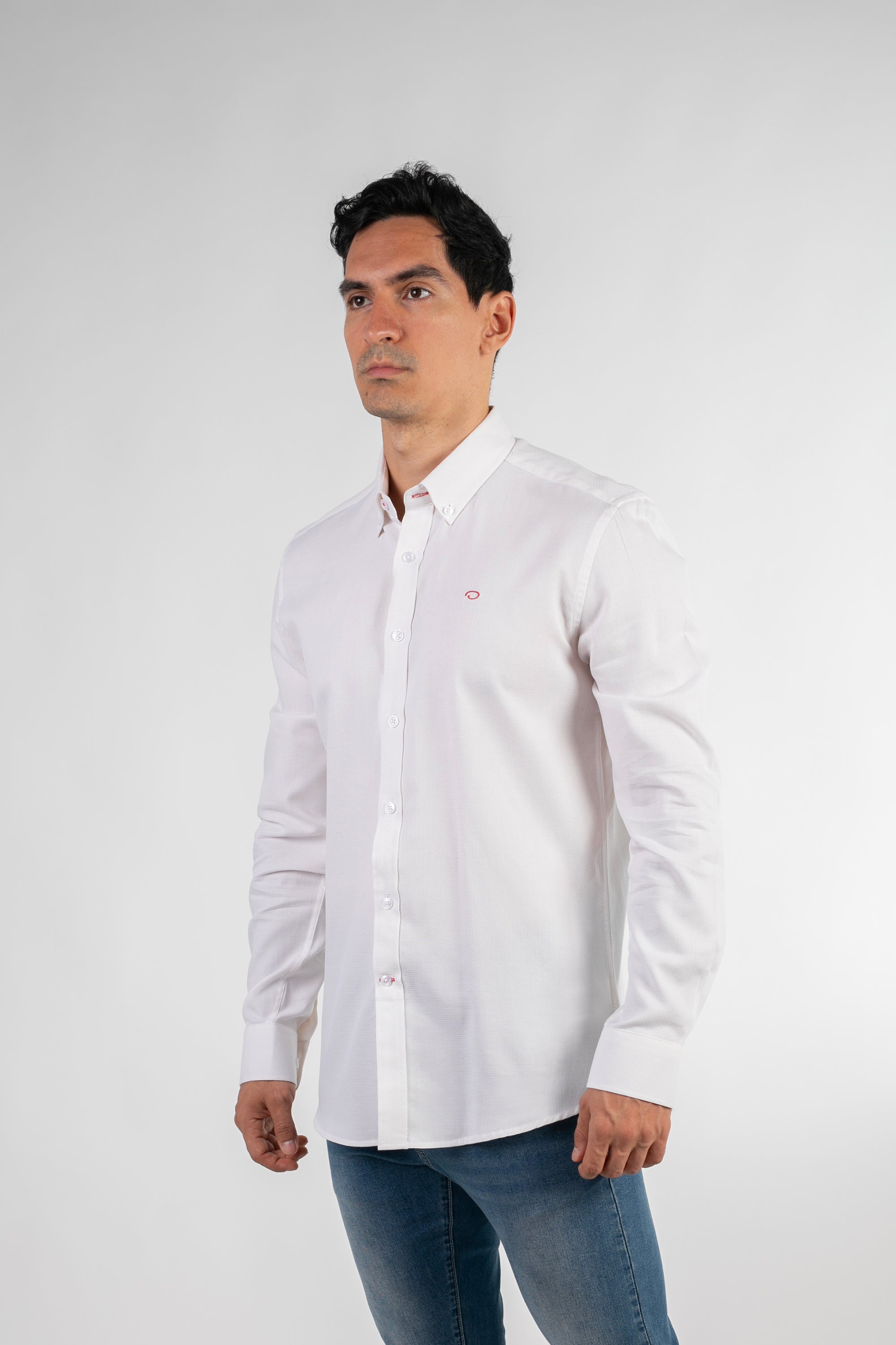 Camisa Oscar De La Renta Mangas Largas Estampada Para Caballeros by Oscar De La Renta