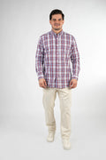 Camisa Oscar De La Renta Mangas Largas Cuadros Para Caballeros by Oscar De La Renta