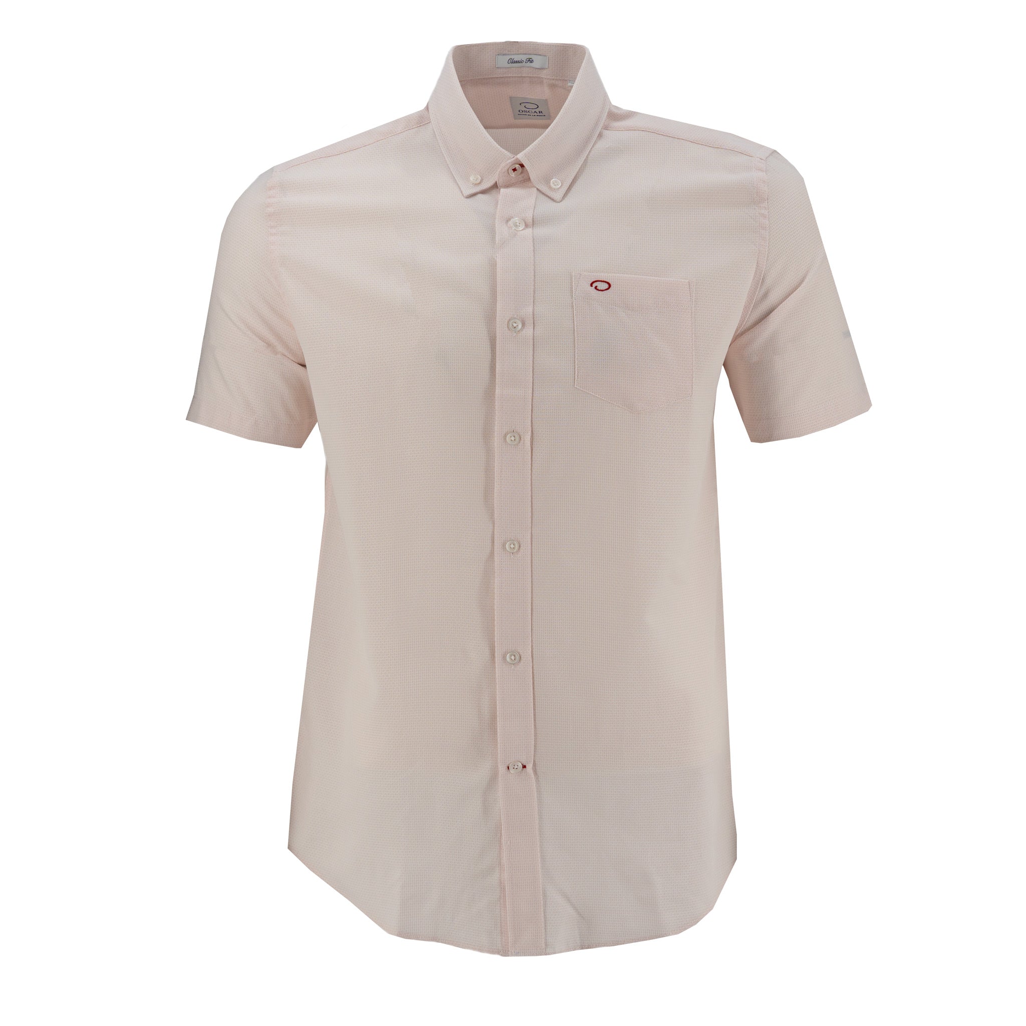 Camisa Oscar De La Renta Mangas Cortas Estampada Para Caballeros by Oscar De La Renta