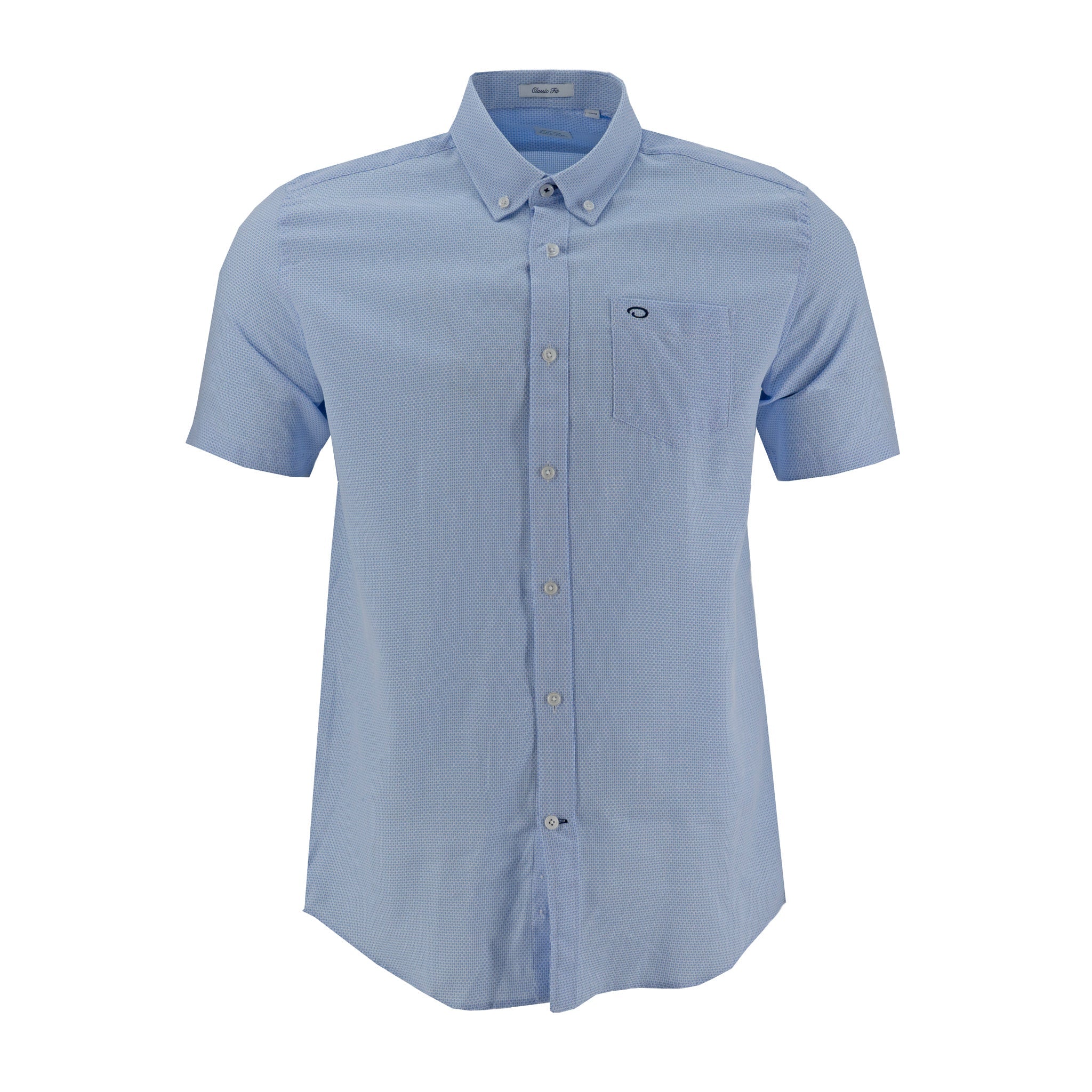 Camisa Oscar De La Renta Mangas Cortas Estampada Para Caballeros by Oscar De La Renta