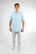 Camisa Oscar De La Renta Mangas Cortas Cuadros Para Caballeros by Oscar De La Renta
